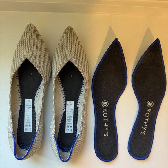 Rothy's The Point - Birdseye Gray - Picture 2 of 4